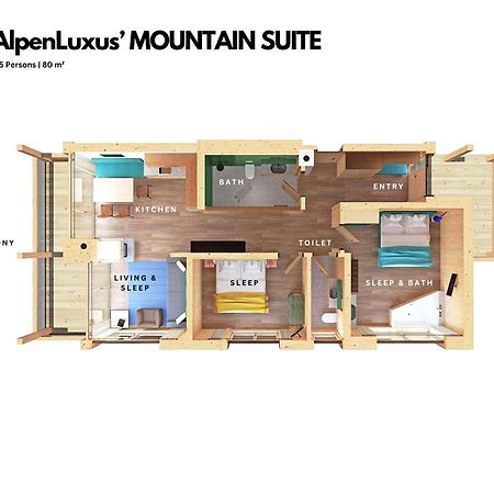 Sportlodge' Mountain Suite - Natural Pool, Whirlpool & Sauna By Alpenluxus Appartements Kleinboden Exterior photo
